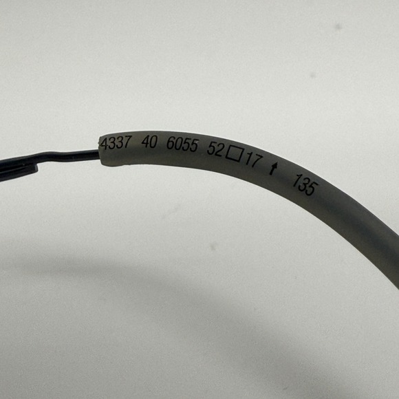 Silhouette 4337 40 6055 Titanium Half Rim‎ Eyeglasses Frames Gray 52-17-135